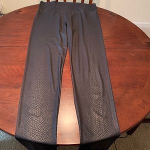 Snake skin leggings